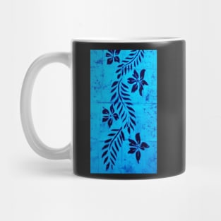 Blue Batik Mug